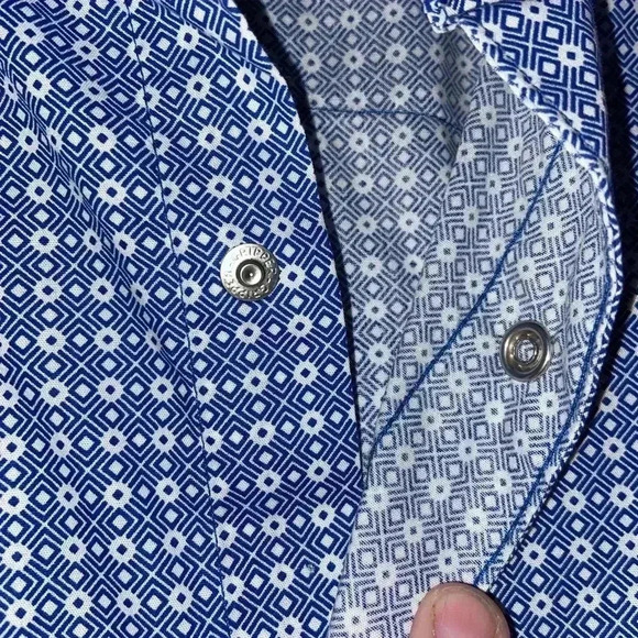 Wranglers Men’s 2X Tall Button Down Shirt - Picture 4 of 7